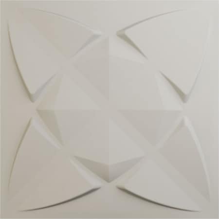 Ekena Millwork 19 5/8in. W x 19 5/8in. H Blossom EnduraWall Decorative 3D Wall Panel, Total 32.04 Sq. Ft., 12PK WP20X20BMGBW-CASE-12